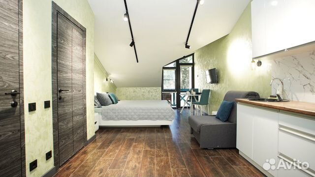 

Квартира-студия, 30 м², 2 кровати