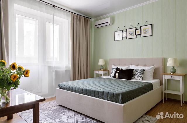 

1-к. квартира, 40 м², 3 кровати