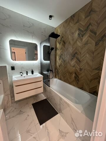 

1-к. квартира, 44 м², 2 кровати