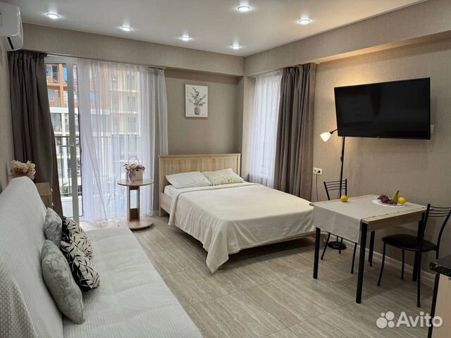 

Квартира-студия, 30 м², 2 кровати