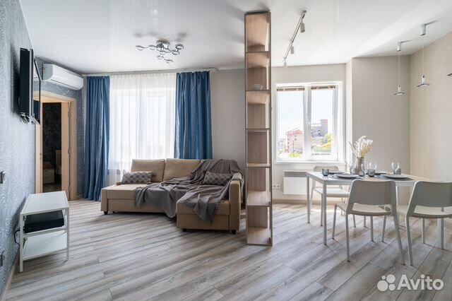 

1-к. квартира, 55 м², 2 кровати