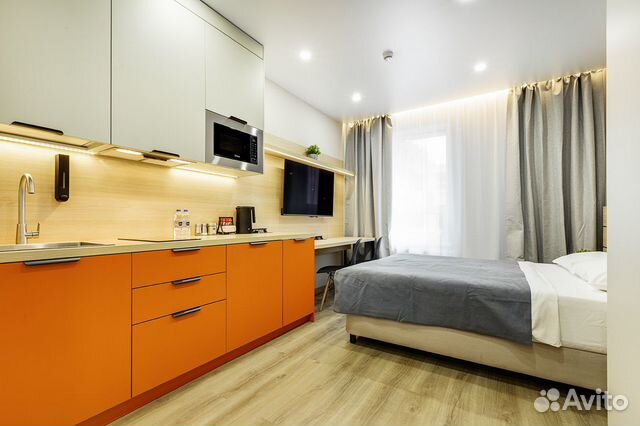 

Квартира-студия в апарт-отеле, 20 м², 1 кровать