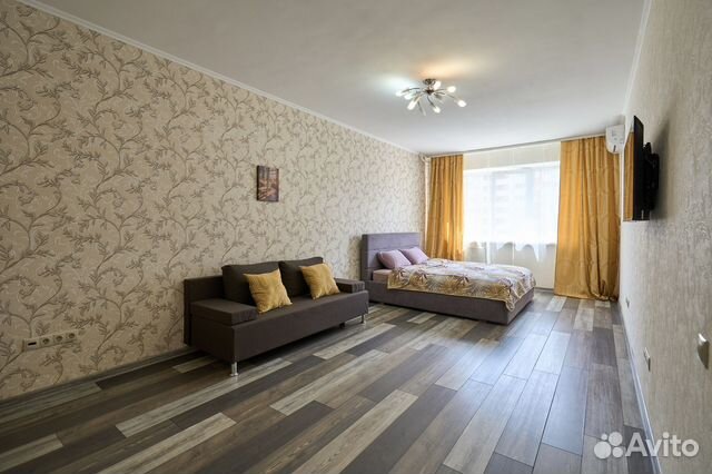 

1-к. квартира, 52 м², 2 кровати