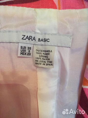Пиджак лён zara 44 размер Пиджак лён zara 44 размер
