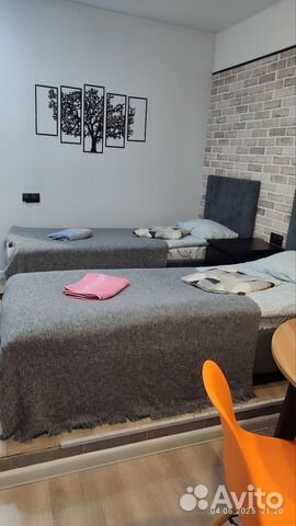 

Квартира-студия, 18 м², 2 кровати