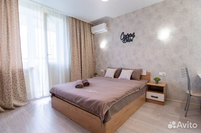

Квартира-студия, 28 м², 2 кровати