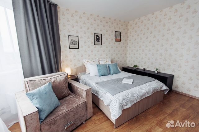 

1-к. квартира, 41 м², 2 кровати