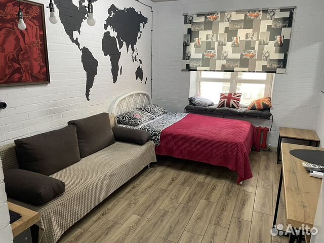 

Квартира-студия, 30 м², 2 кровати