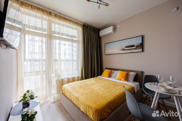 

Квартира-студия, 25 м², 2 кровати