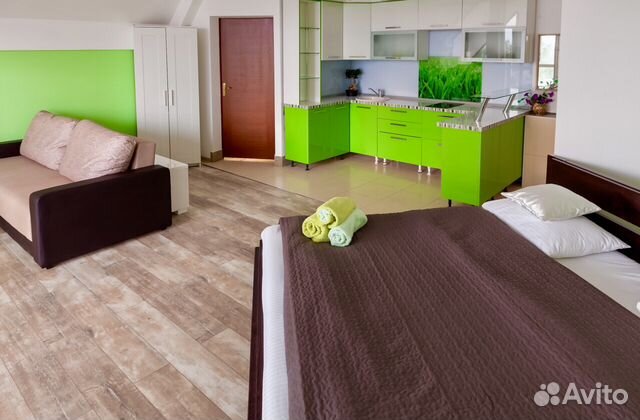 

Квартира-студия, 50 м², 2 кровати