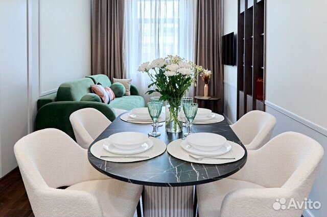 

1-к. квартира, 53 м², 2 кровати