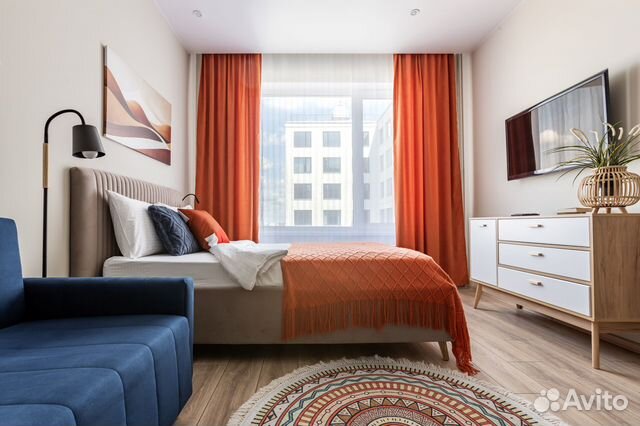 

Квартира-студия, 30 м², 3 кровати