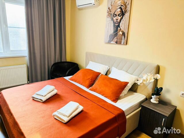 

1-к. квартира, 40 м², 2 кровати