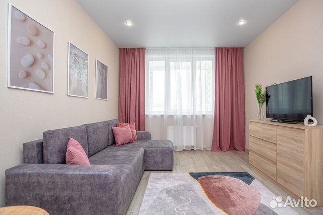 

1-к. квартира, 38 м², 2 кровати