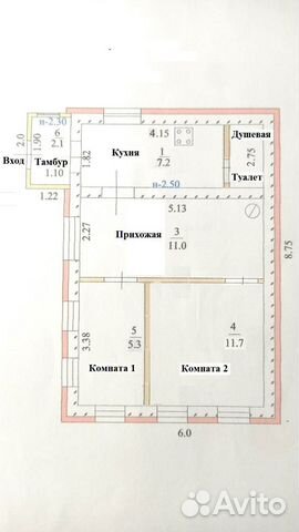 

3-к. дом, 39,1 м²