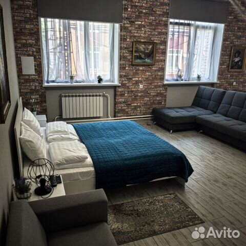 

Квартира-студия, 50 м², 1 кровать