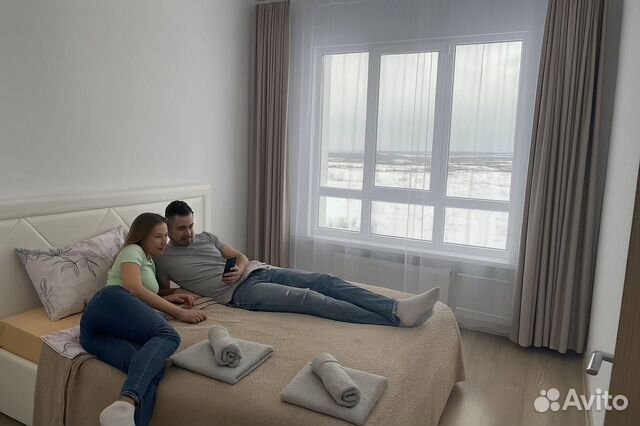 

1-к. квартира, 45 м², 2 кровати