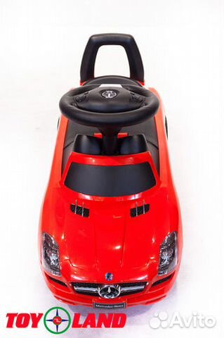 Детская Машинка-Каталка SLS AMG С Рулем Управления