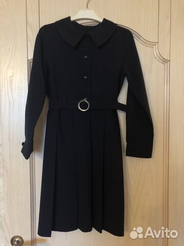 Школьное платье с фартуком