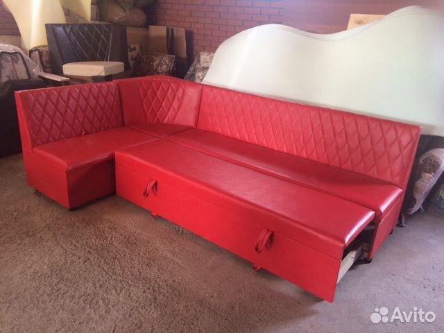 Кухонный угловой диван, со спальным местом