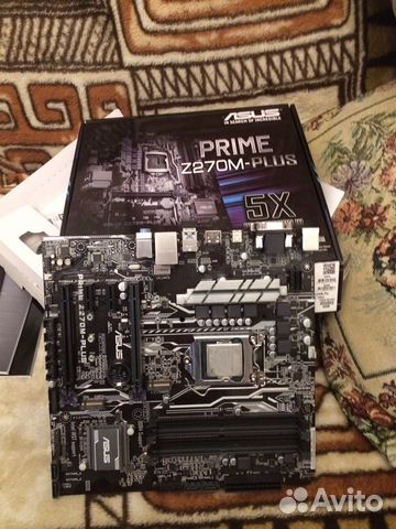 Материнская плата asus S 1151 prime Z270M-pluse с Материнская плата asus S 1151 prime Z270M-pluse с