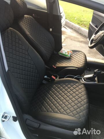 Авточехлы из Экокожи Hyundai Creta Black