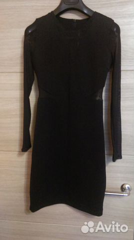 Продам черное вечернее платье р.44