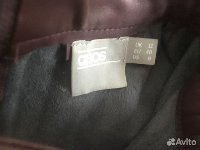 Платье из эко-кожи миди длины ASOS Платье из эко-кожи миди длины ASOS