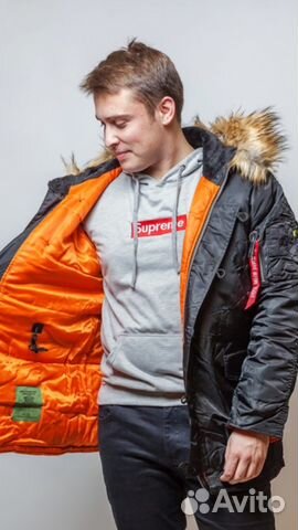 Аляска парка alpha industries N3B Slim Fit новые