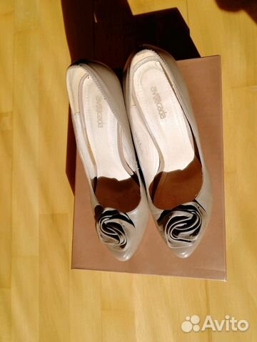 Кожа Новые туфли аvocada, р. 40