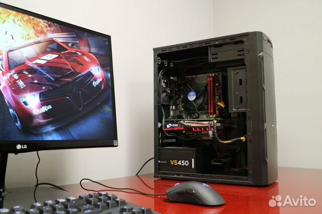 Игровые пк Core i3-4130 + GTX1050Ti и GT1030