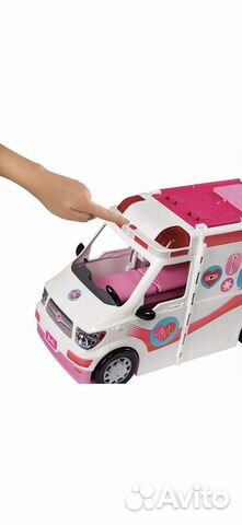 Mattel Barbie набор мобильная скорая помощь 2 В 1 89062132153 купить 4