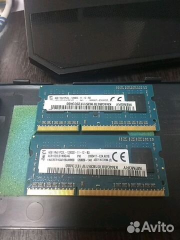 Оперативная память so-dimm ddr3 4gb и 2gb