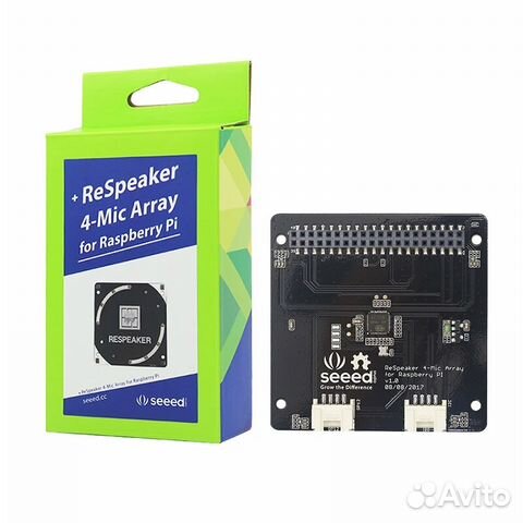 Raspberry pi3 model b + respeaker 4-mic
