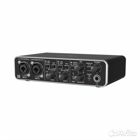Аудиоинтерфейс для блогеров Behringer umc204hd