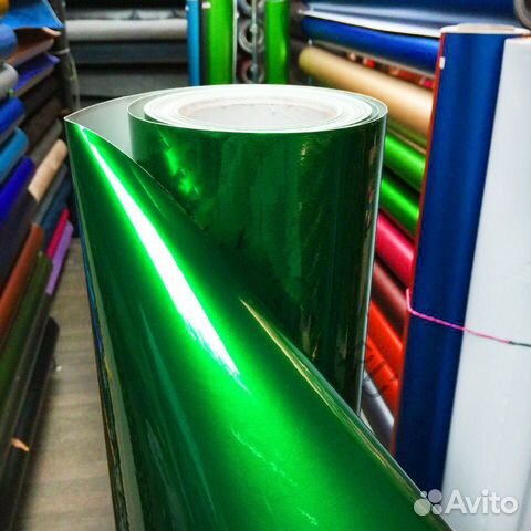 Пленка Глянцевый металлик Зеленый перламутр