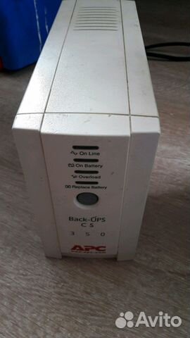 Стабилизатор (ибп) APC Back-UPS CS350 Стабилизатор (ибп) APC Back-UPS CS350