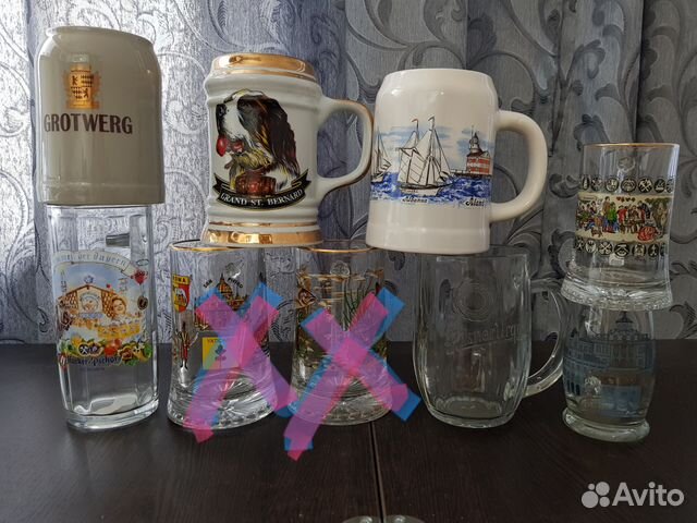 Пивные бокалы, кружки Пивные бокалы, кружки