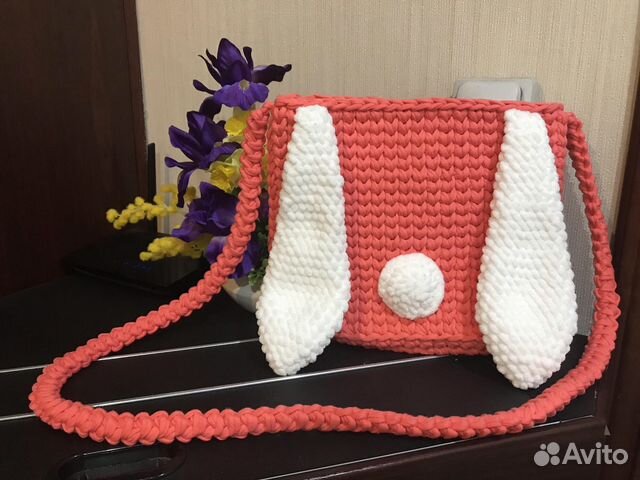 Сумка из трикотажной пряжи (новая)