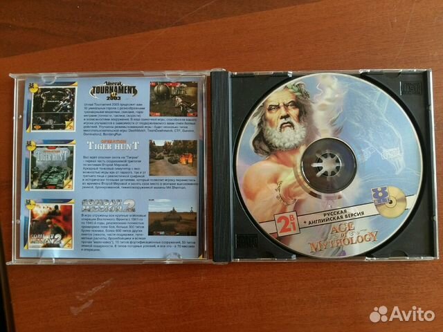 CD для PC Age of Mythology. Игра для компъютера