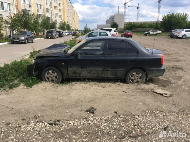 Hyundai Accent 1.6 МТ, 2008, битый, 120 000 км