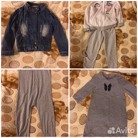 Пакет вещей для девочки 116-128 см