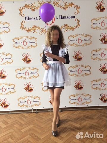 Фартук+платье школьные