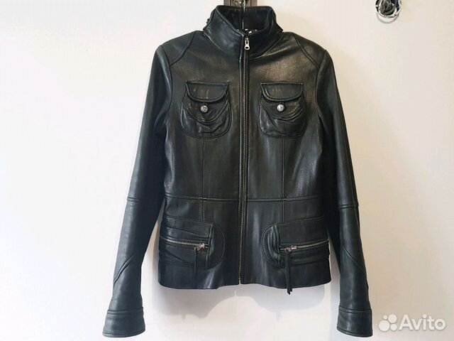 Куртка кожаная Roberto Cavalli (оригинал), 42-44 р Куртка кожаная Roberto Cavalli (оригинал), 42-44 р