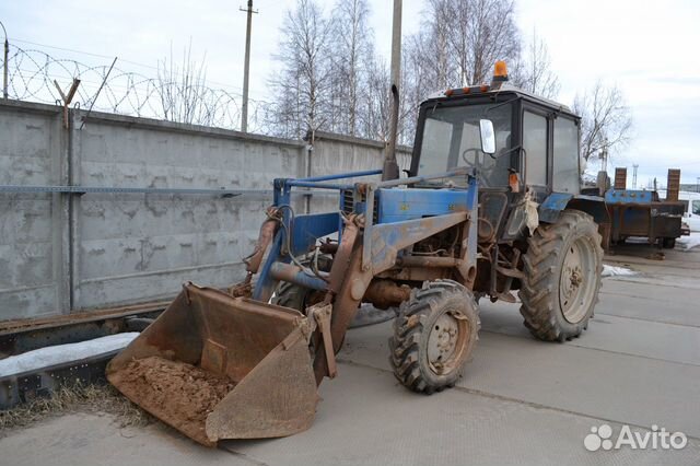 Машина бгм-2У на тракторе Беларусь-82