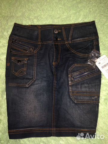 Юбка джинсовая