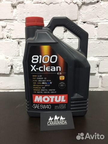 Масло Motul 8100 X-clean 5W40 5л Масло Motul 8100 X-clean 5W40 5л