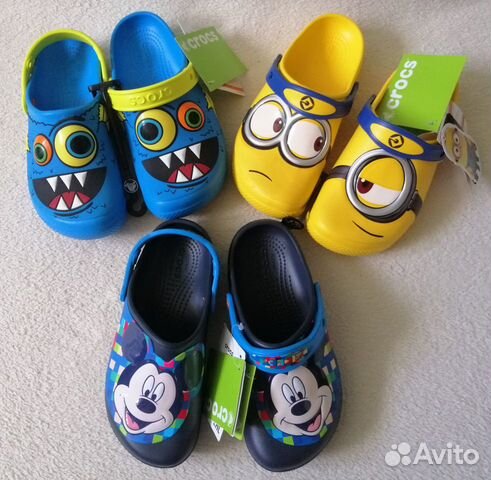Сабо сандалии слипоны Crocs J3 для мальчика Сабо сандалии слипоны Crocs J3 для мальчика