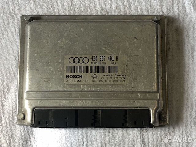 Блок управления двигателем Audi A6 2.5 4B0907401H