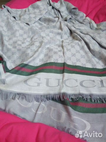 Палантины шарфы Gucci, Tommy Hilfiger 185х70 см но